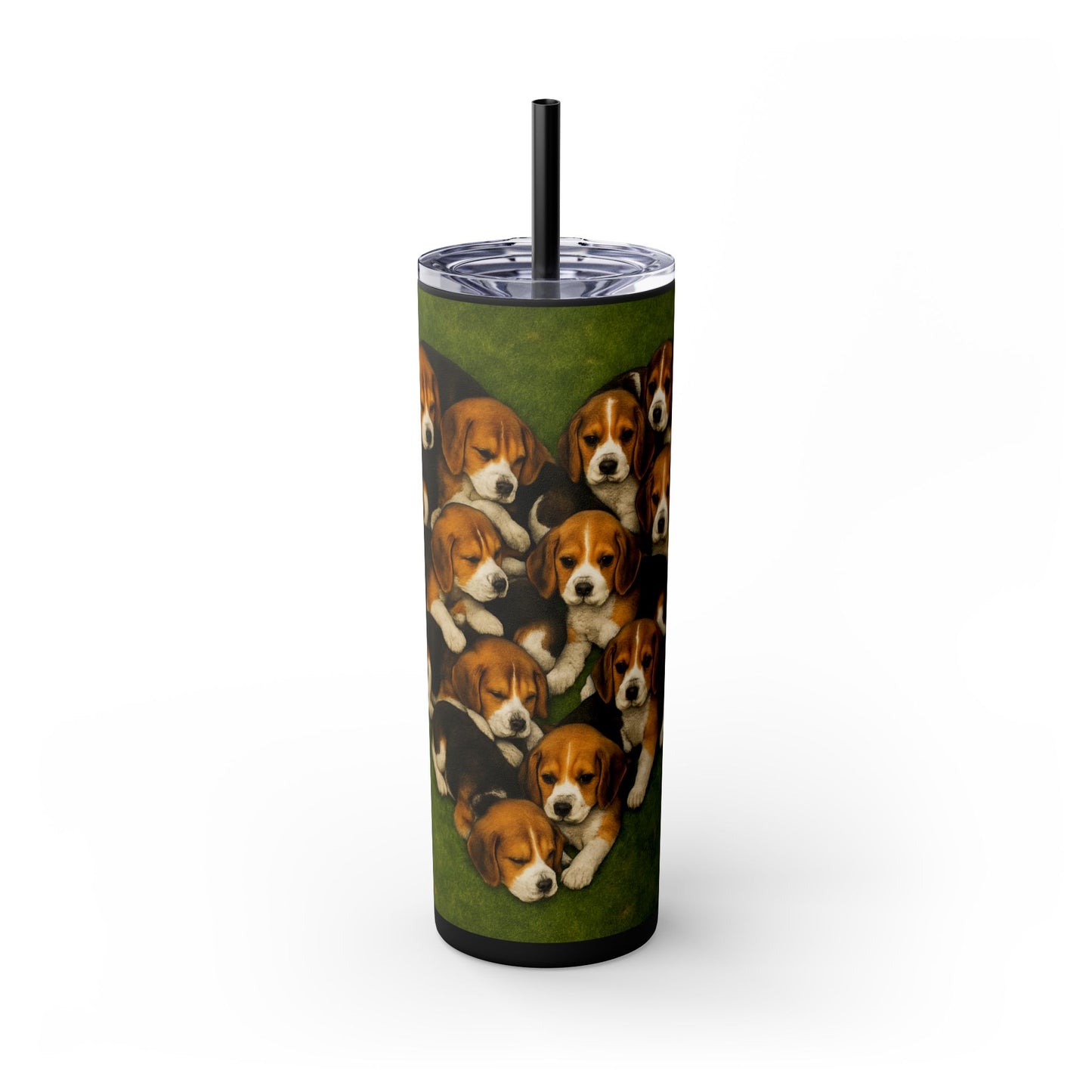 Beagle puppies Tumbler with Straw, 20oz