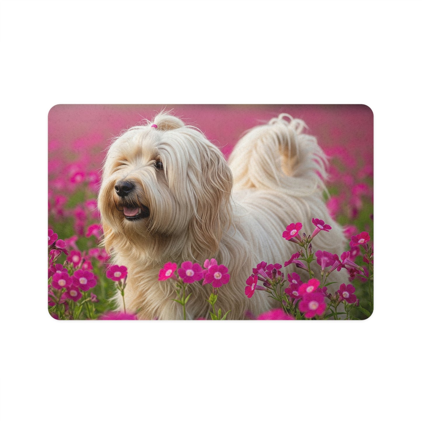 Pet Food Mat (12x18) - Tibetan Terrier