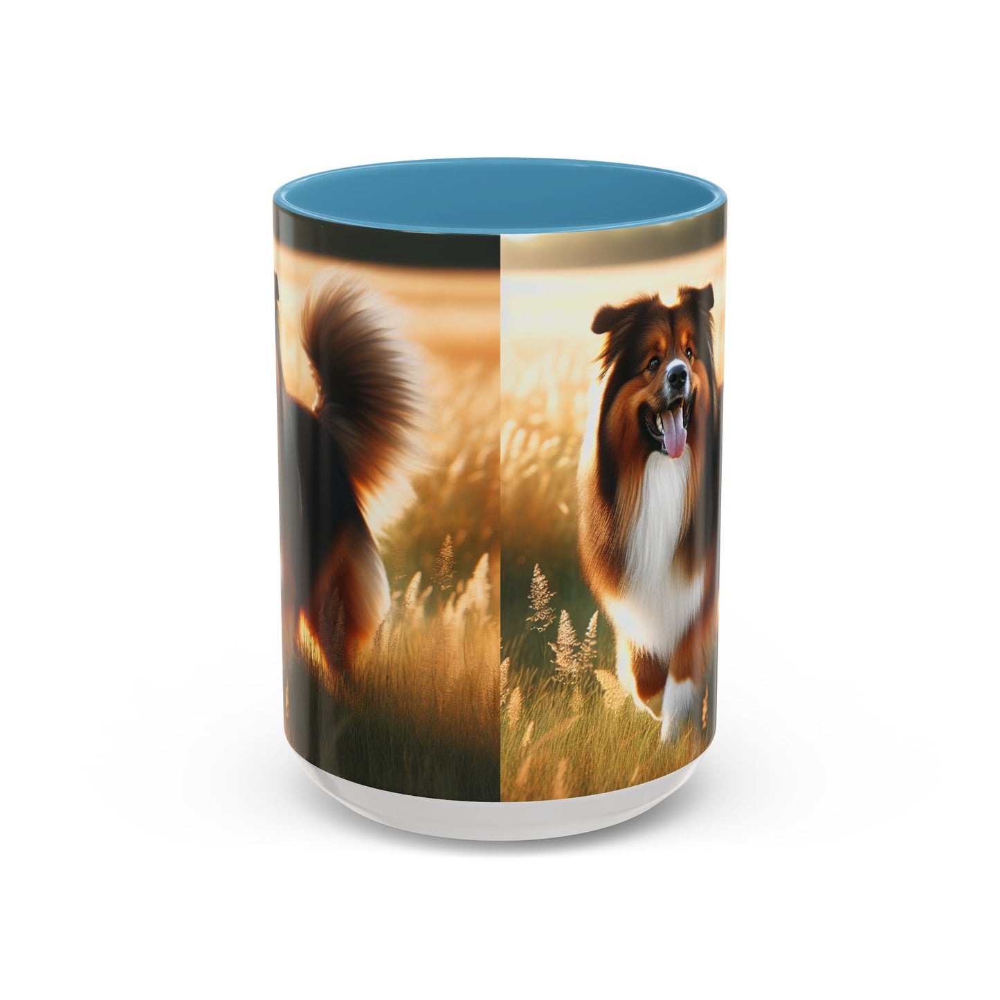 Bohemian Shepherd Accent Coffee Mug - Perfect Gift for Dog Lovers