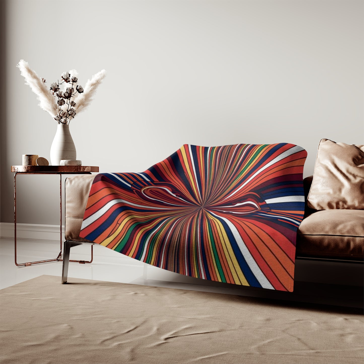 Optical Illusion Sweatshirt Blanket