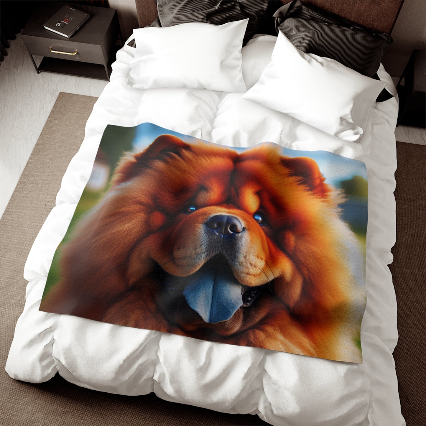 Chow Chow Sweatshirt Blanket