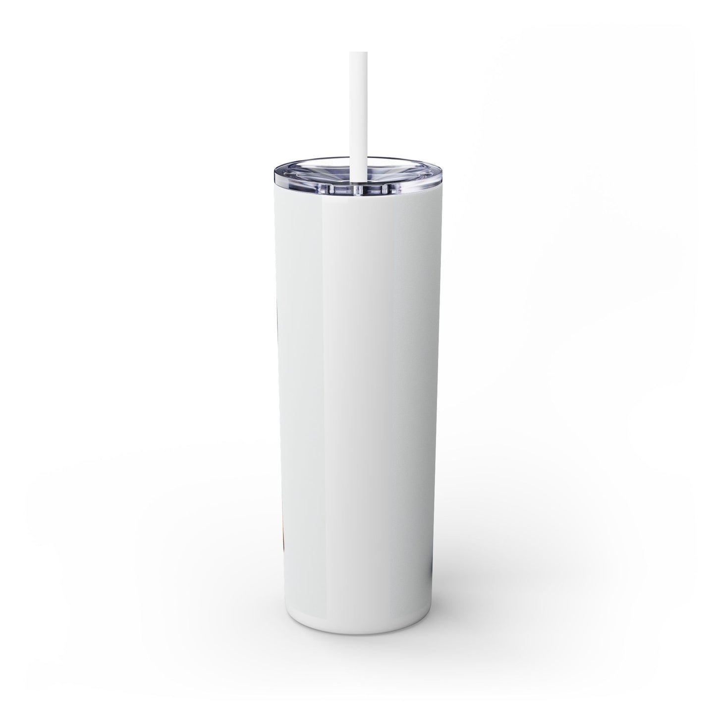Miniature Pinscher Skinny Tumbler with Straw, 20oz
