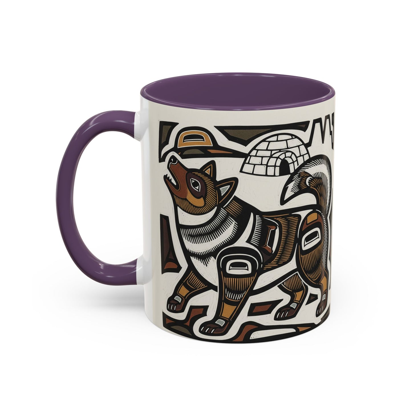 Canadian Eskimo Dog Accent Coffee Mug - Perfect Gift for Dog Lovers