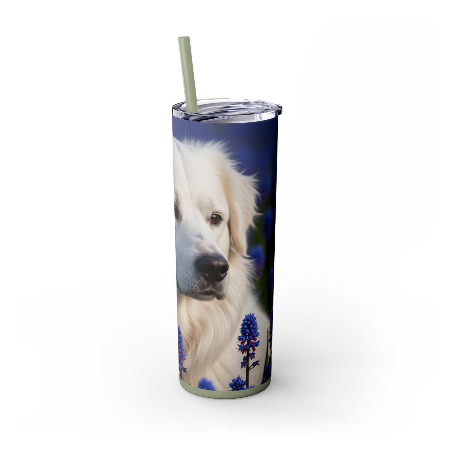 Portuguese Sheepdog Tumbler with Straw, 20oz