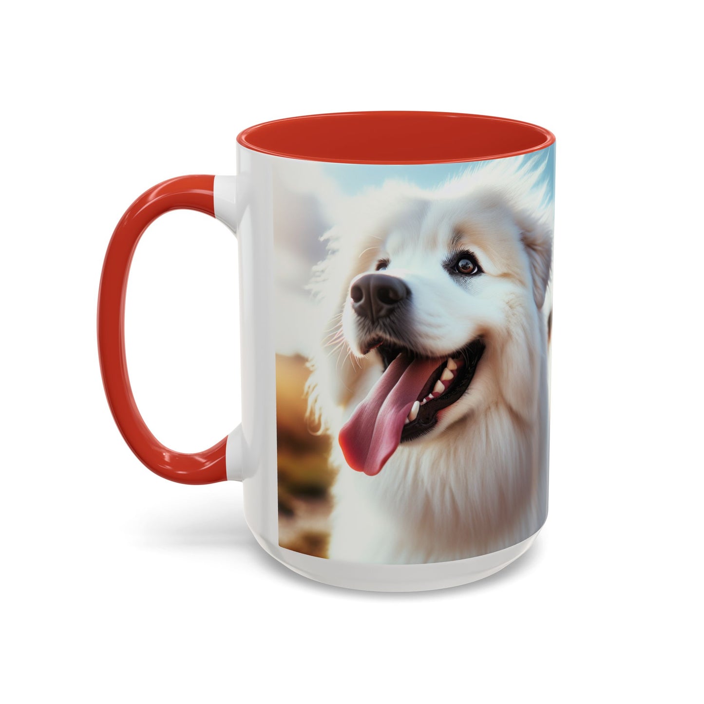Pyrenean Mountain Dog Accent Coffee Mug - Perfect Gift for Dog Lovers