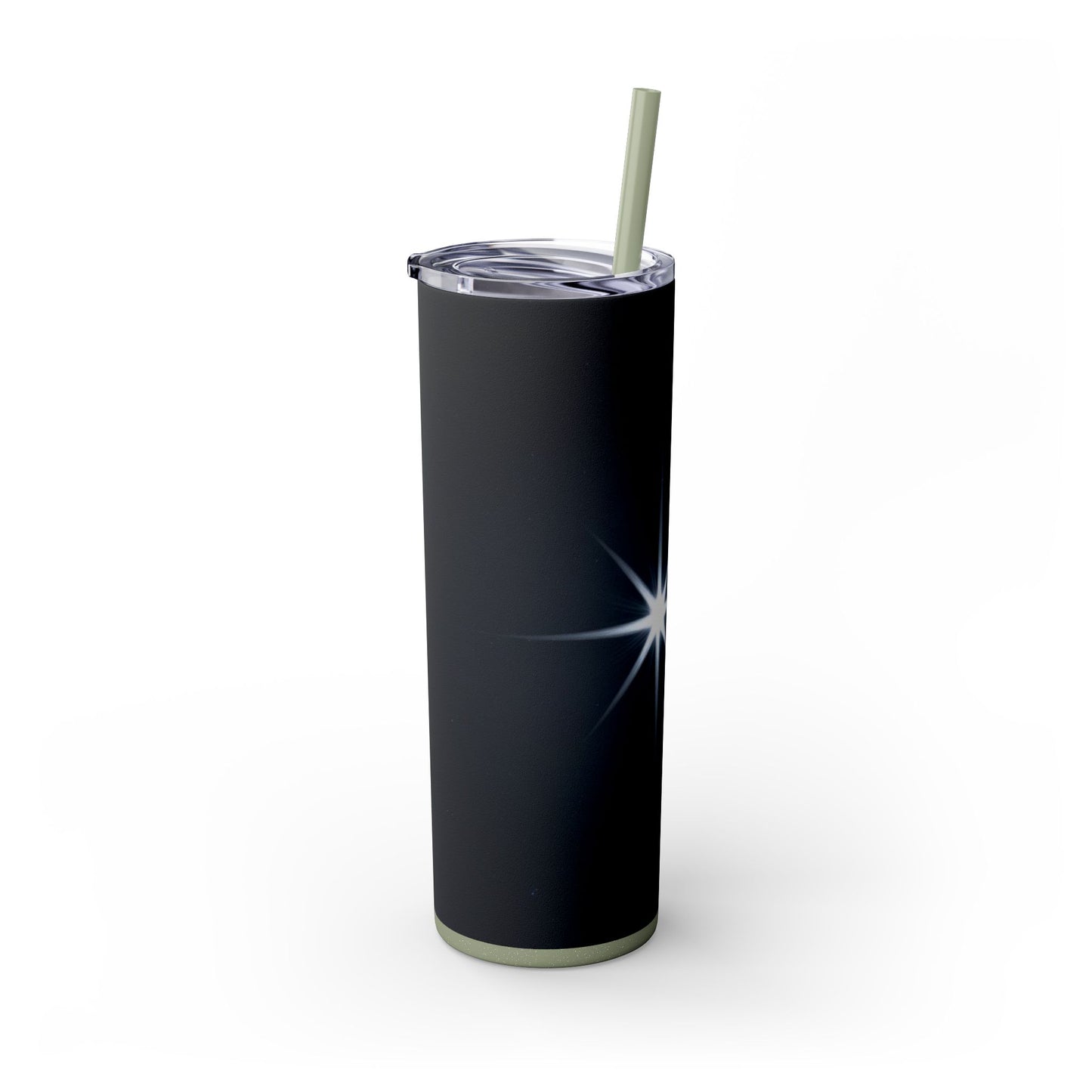North Star Skinny Tumbler with Straw, 20oz