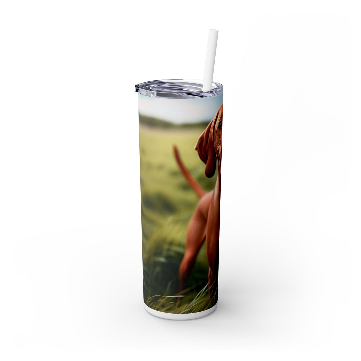 Hungarian Vizsla Tumbler with Straw, 20oz