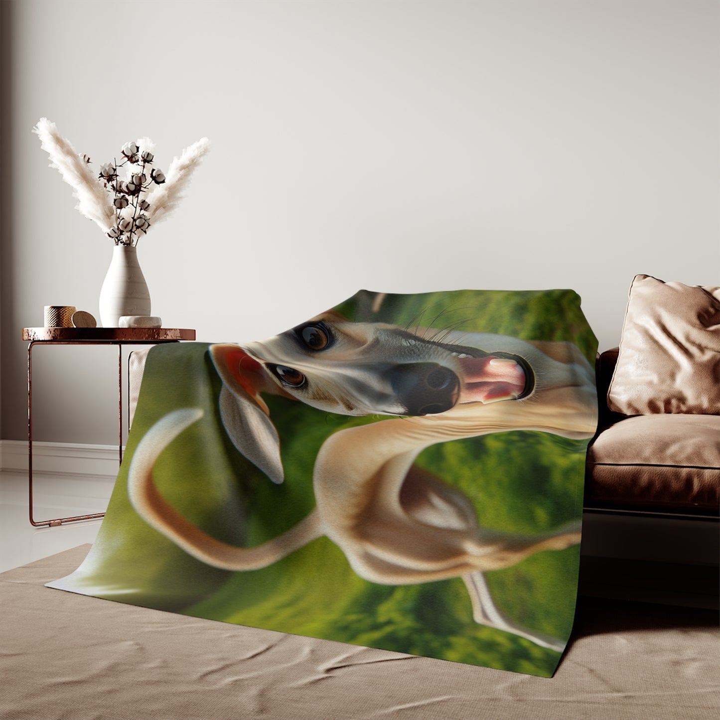 Sloughi Sweatshirt Blanket