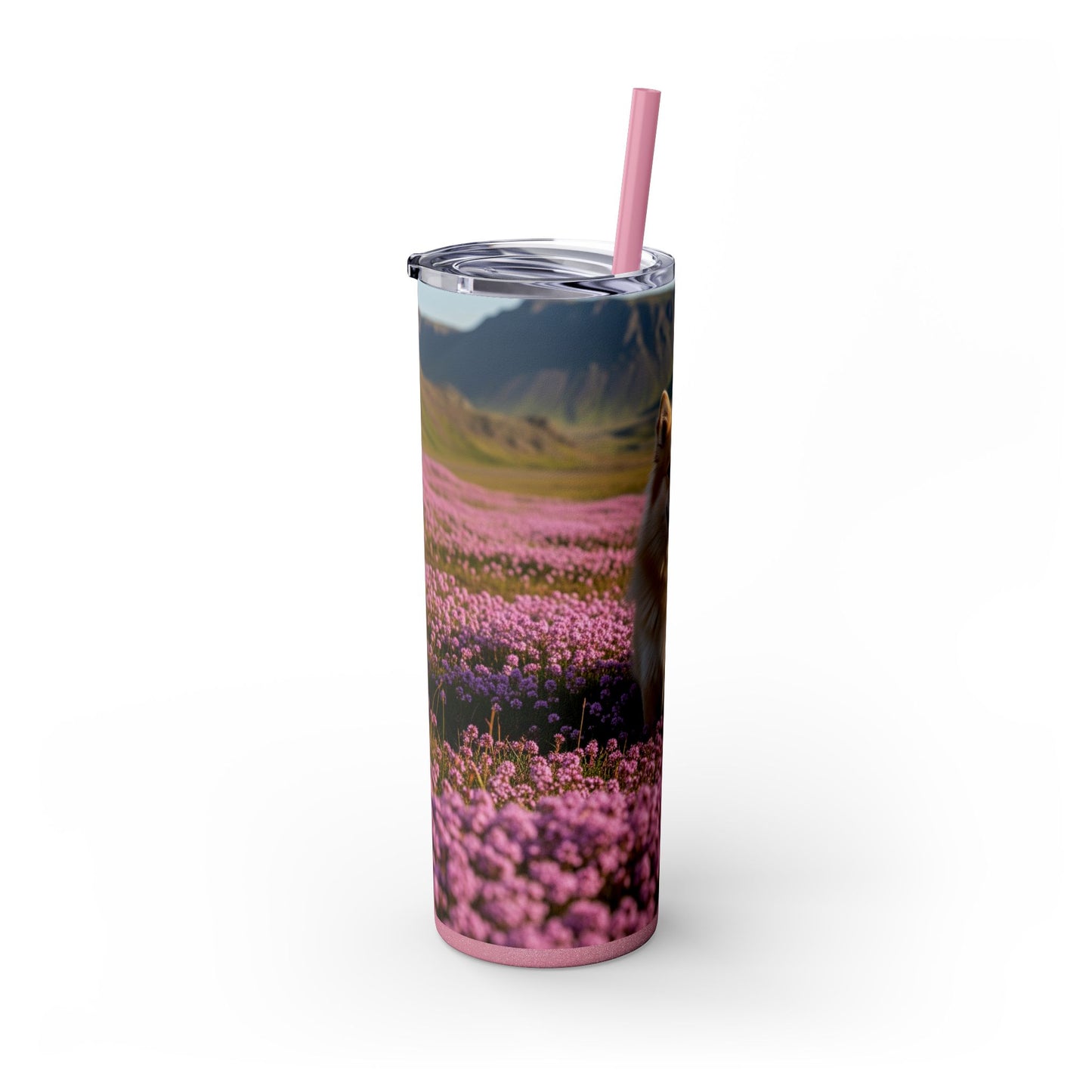 Icelandic Sheepdog Tumbler with Straw, 20oz