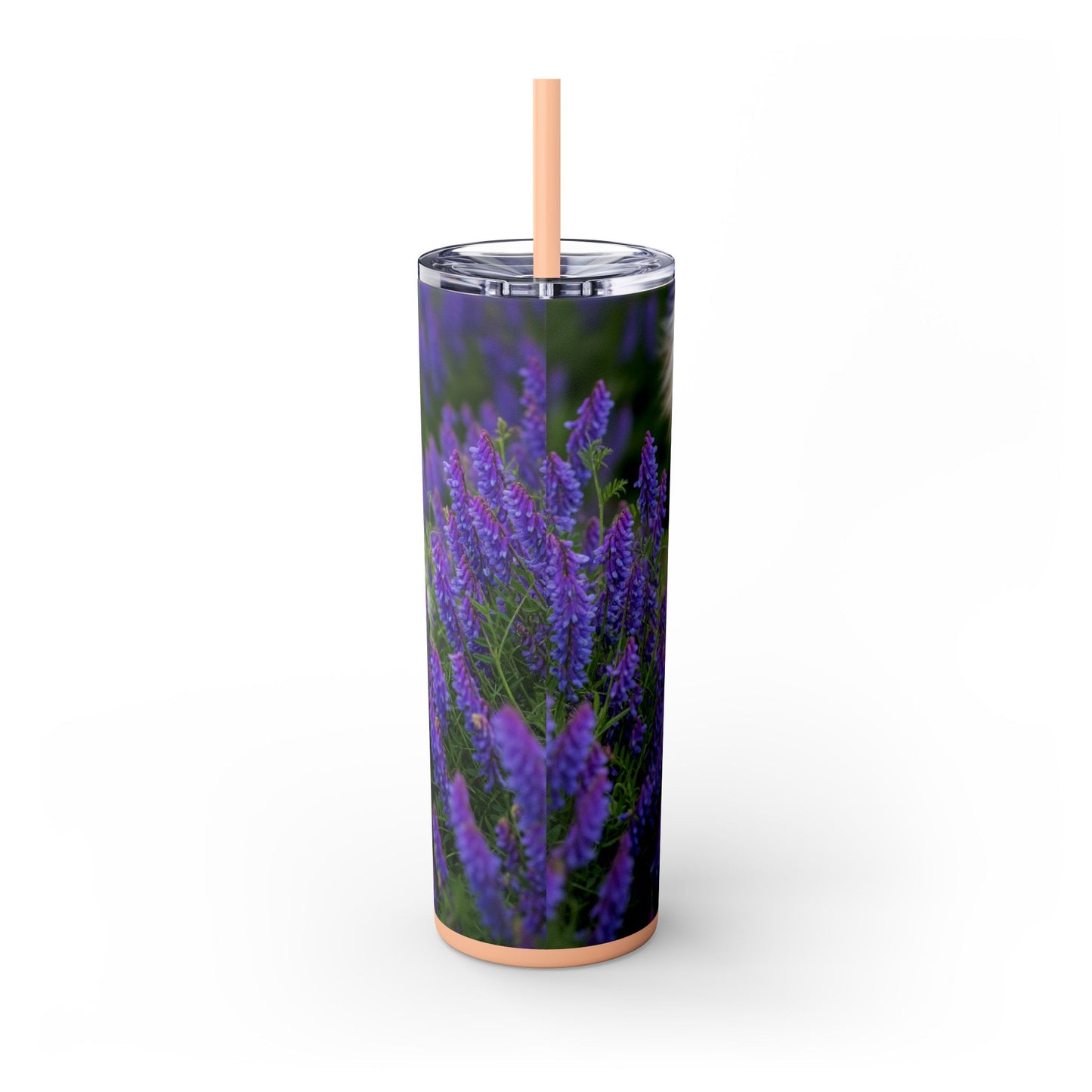 Shetland Sheepdog Skinny Tumbler with Straw, 20oz