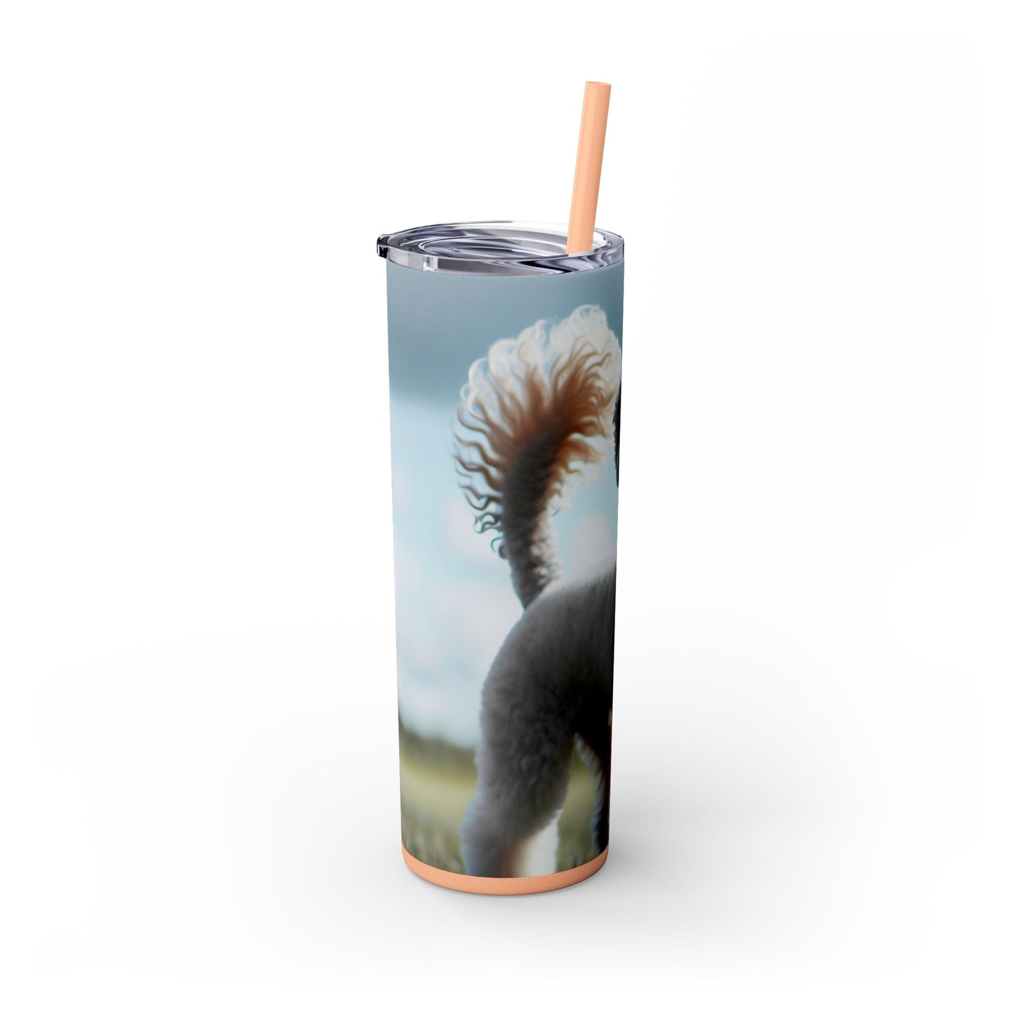 Bedlington Terrier Tumbler with Straw, 20oz