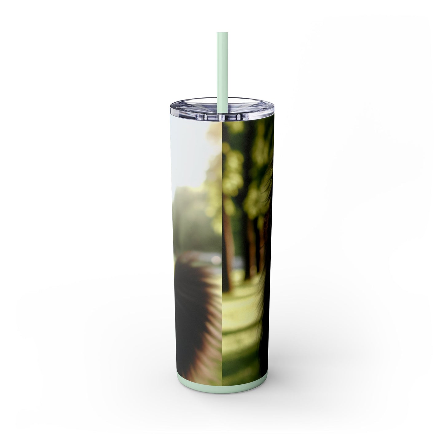 Belgian Shepherd Dog Groenendael Tumbler with Straw, 20oz