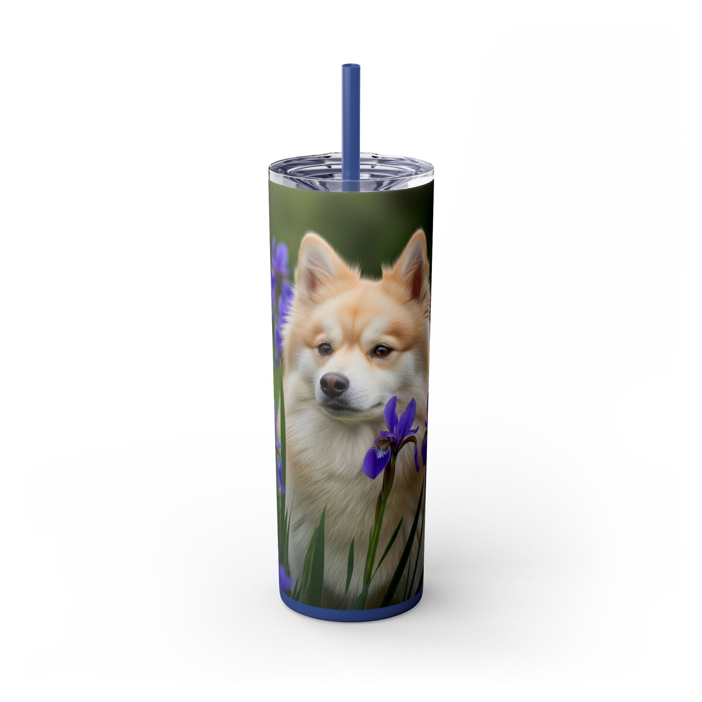 Pomsky Tumbler with Straw, 20oz