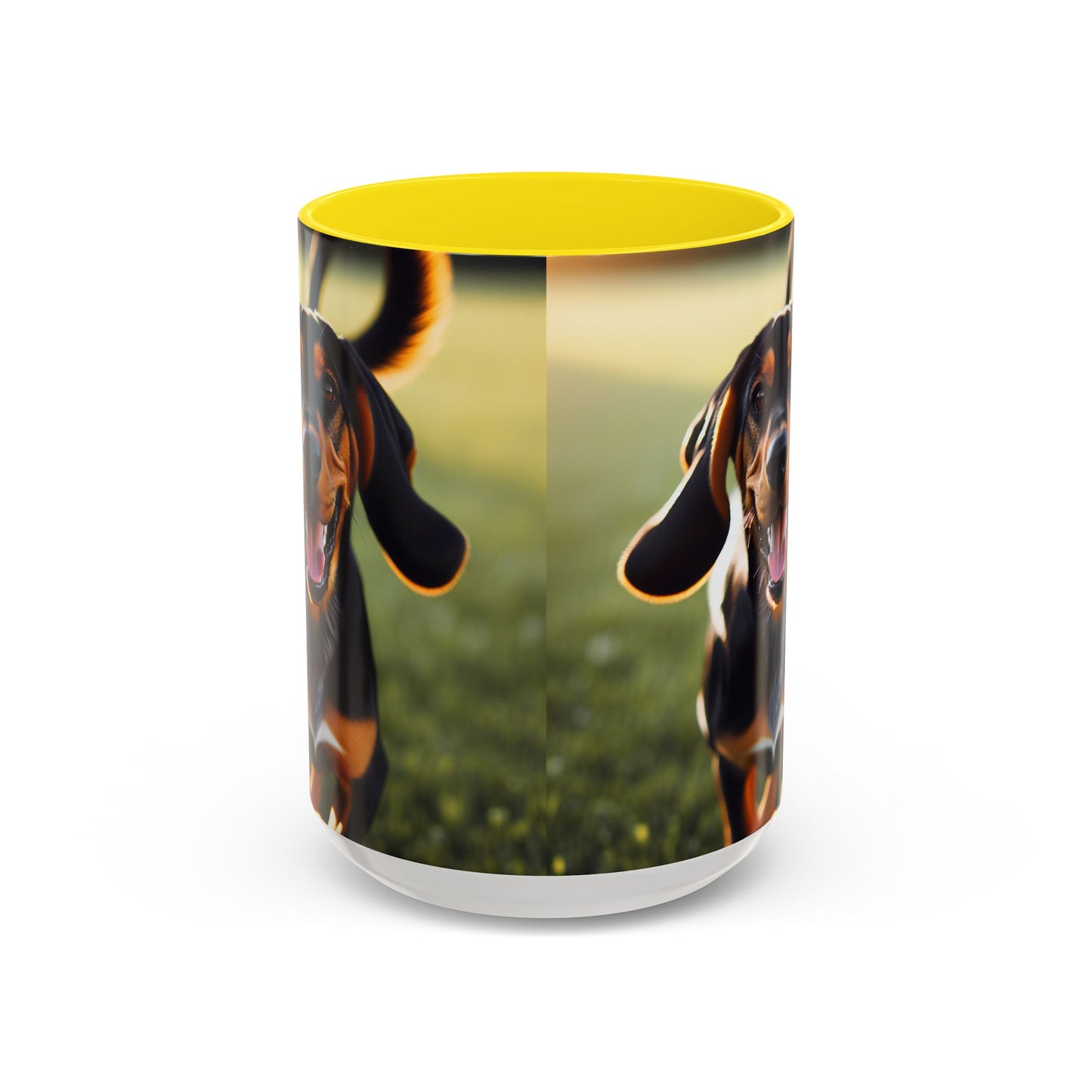 Black and Tan Coonhound Accent Coffee Mug - Perfect Gift for Dog Lovers