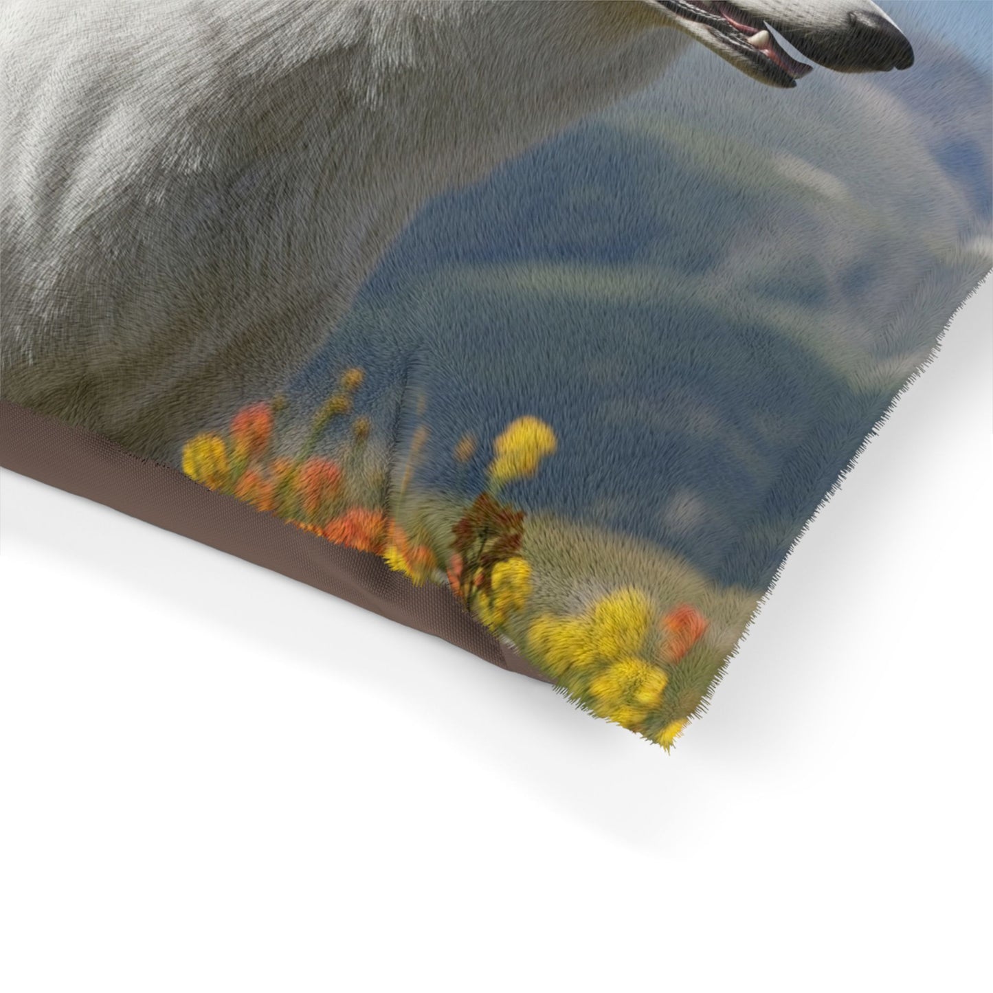 White Swiss Shepherd Dog Pet Bed