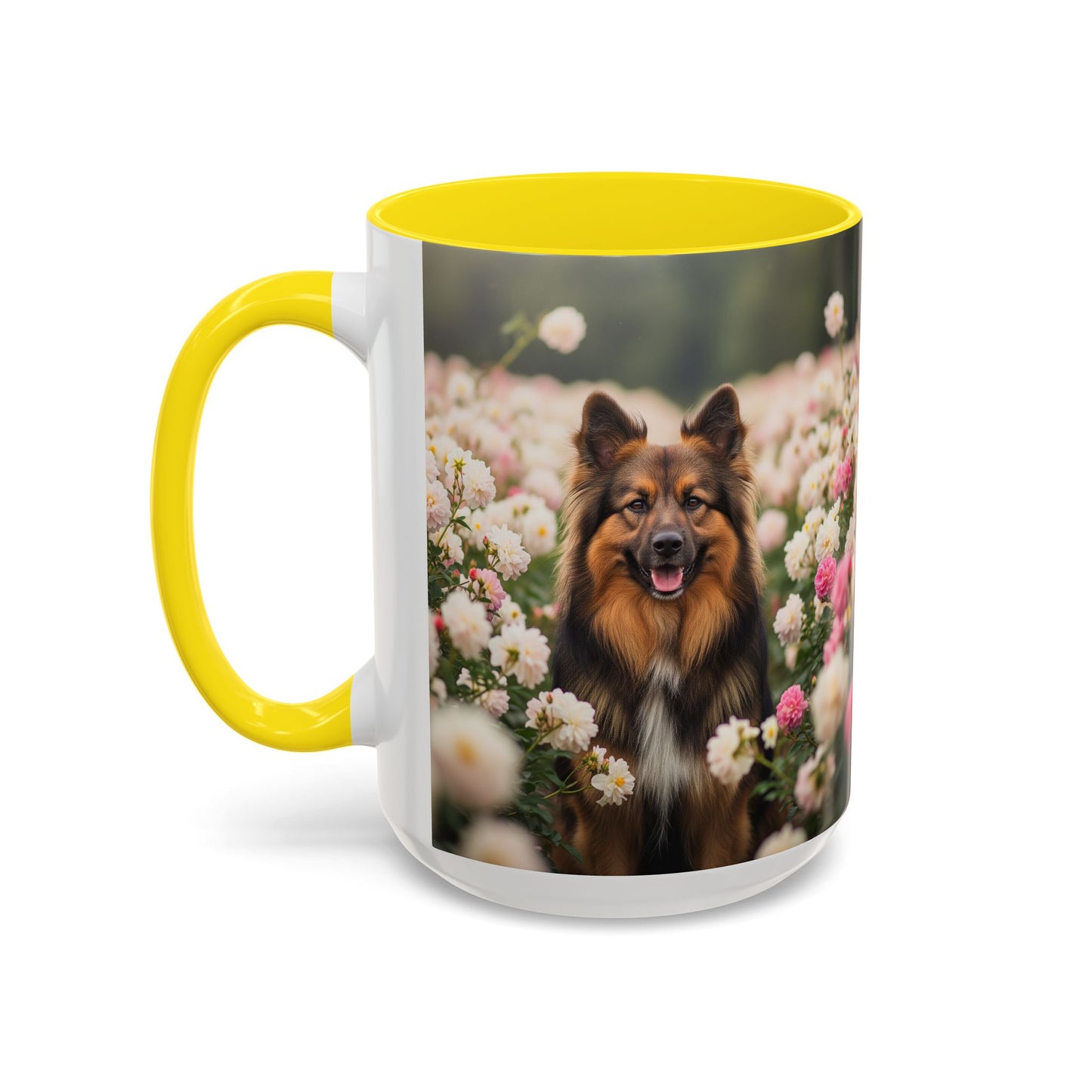 Bohemian Shepherd Accent Coffee Mug - Perfect Gift for Dog Lovers