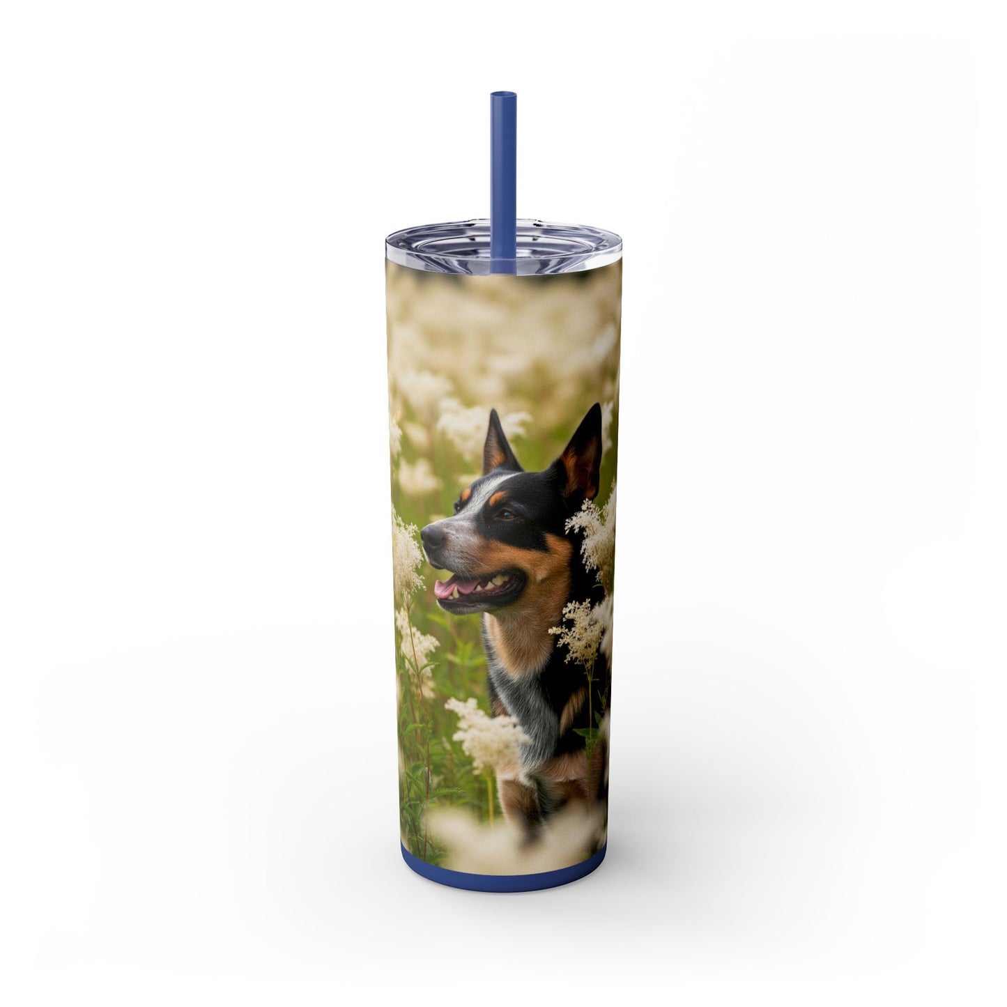 Lancashire Heeler Tumbler with Straw, 20oz
