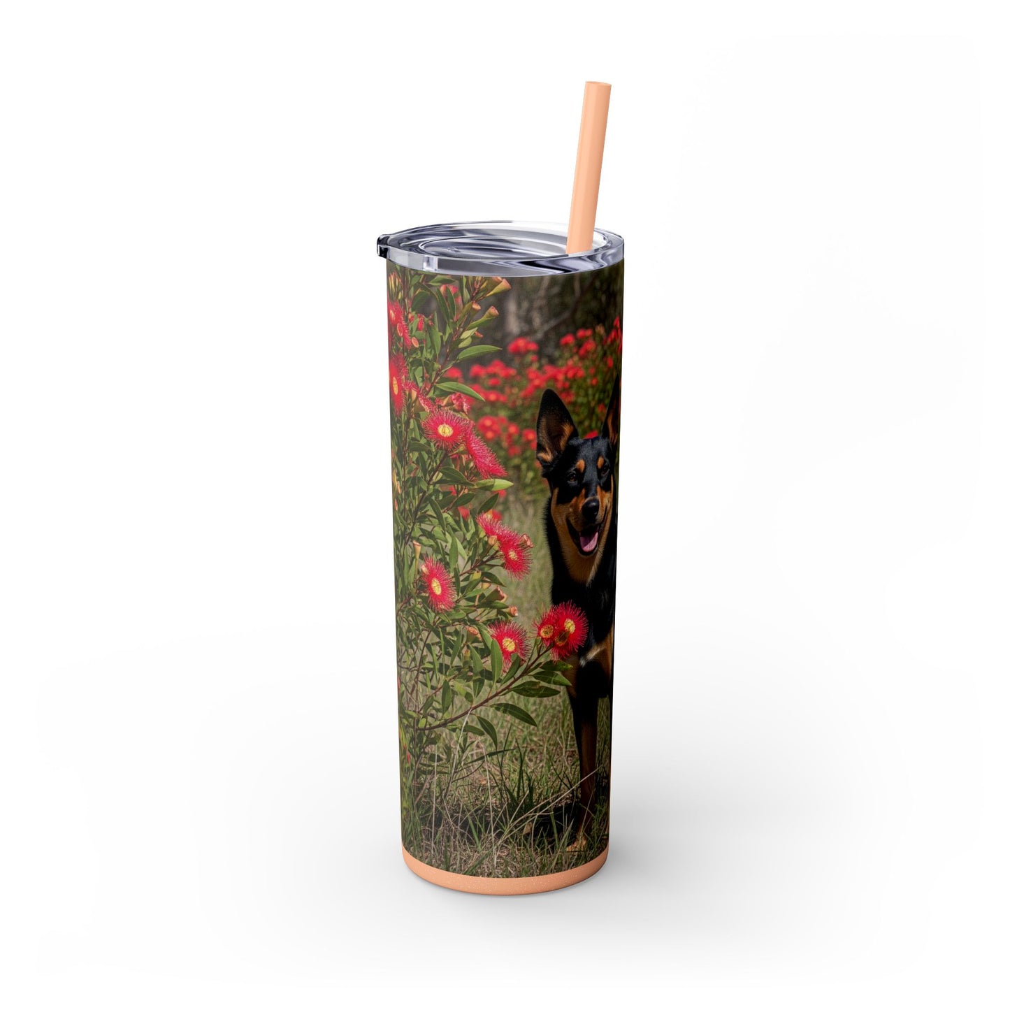 Australian Kelpie Tumbler with Straw, 20oz