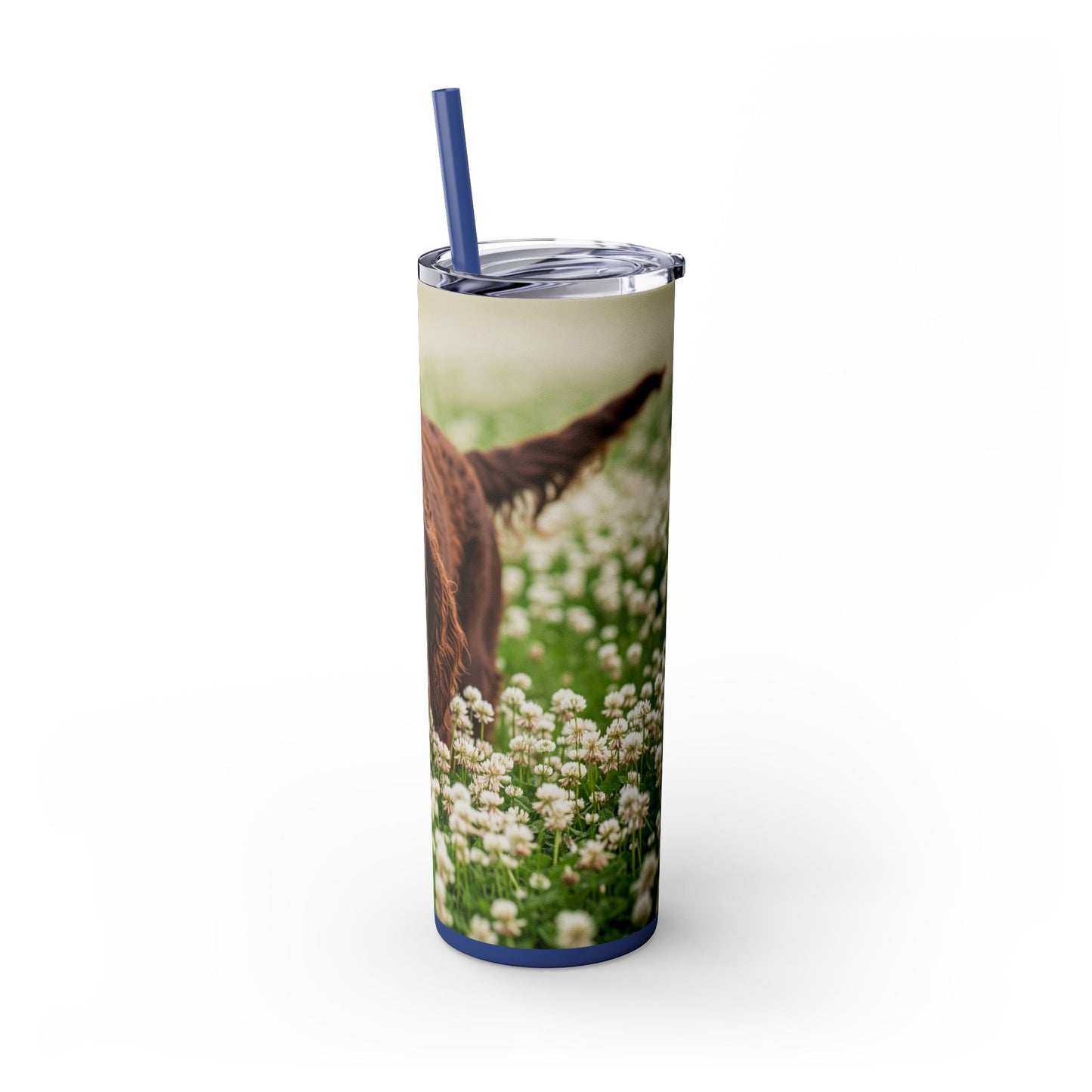 Irish Water Spaniel Tumbler with Straw, 20oz