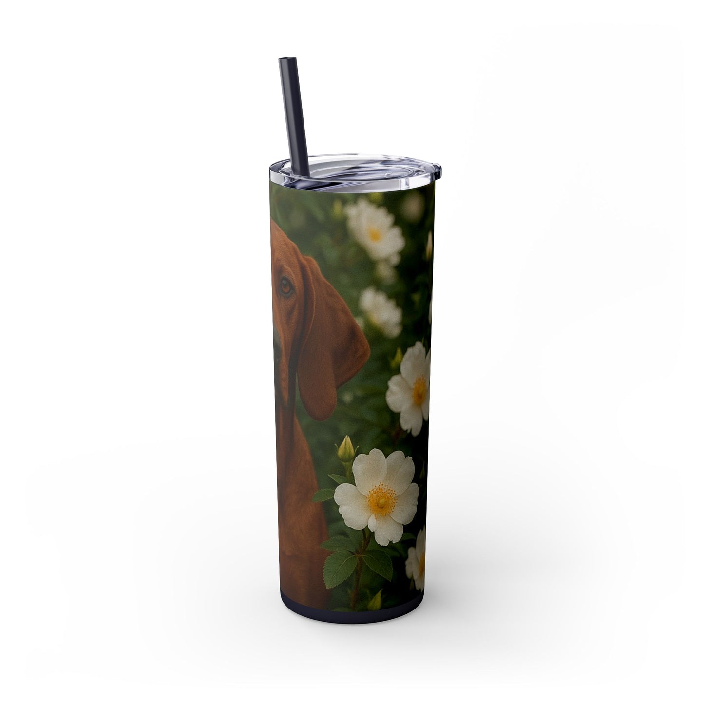 Redbone Coonhound Tumbler with Straw, 20oz