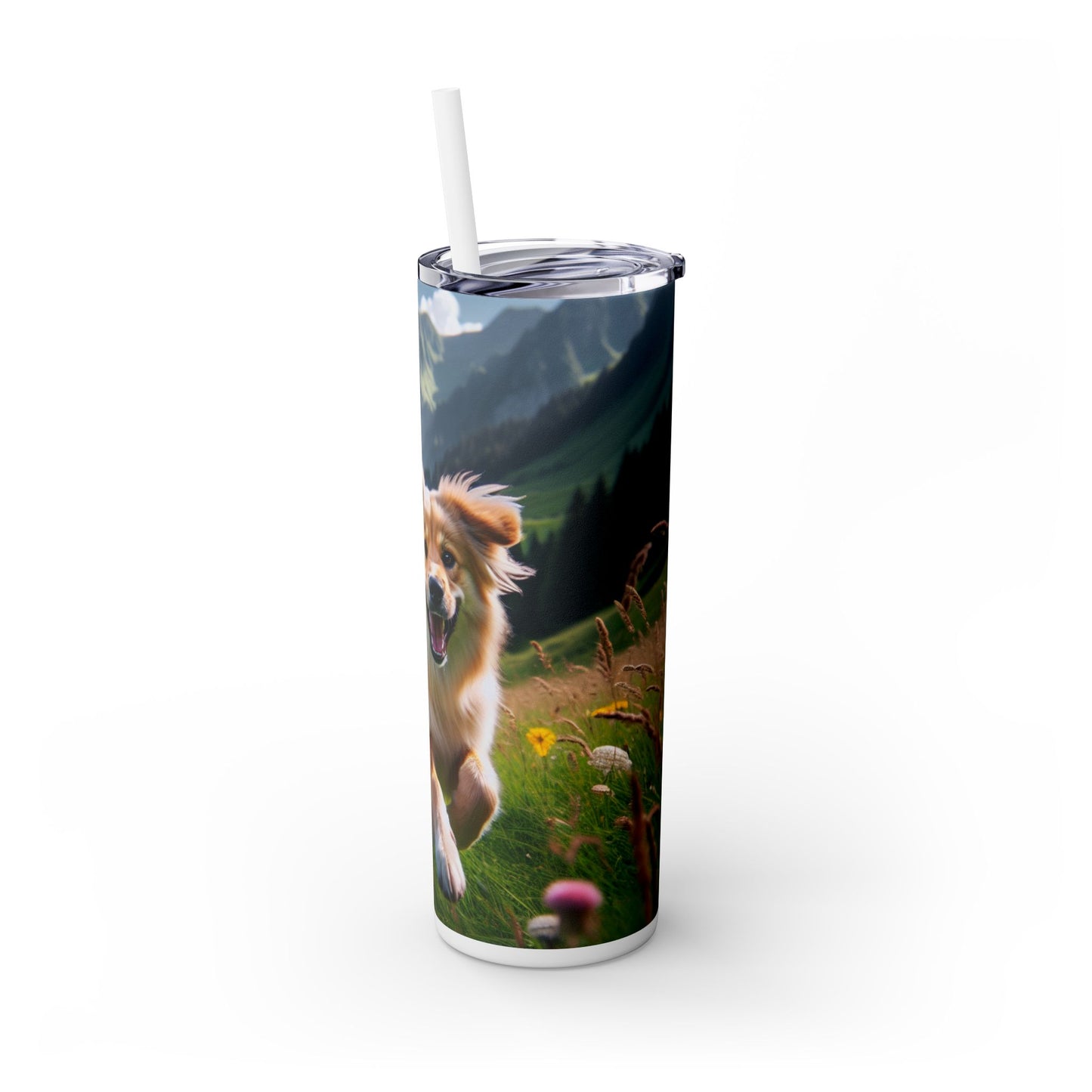 Romanian Carpathian Shepherd Tumbler with Straw, 20oz
