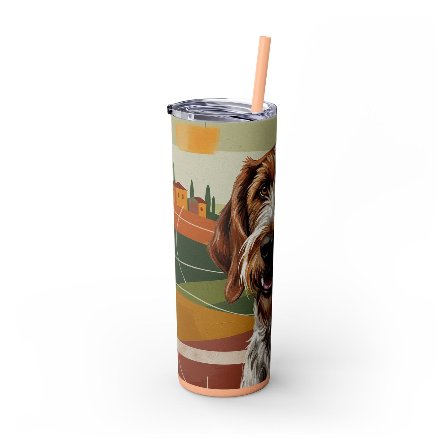 Spinone Italiano Tumbler with Straw, 20oz