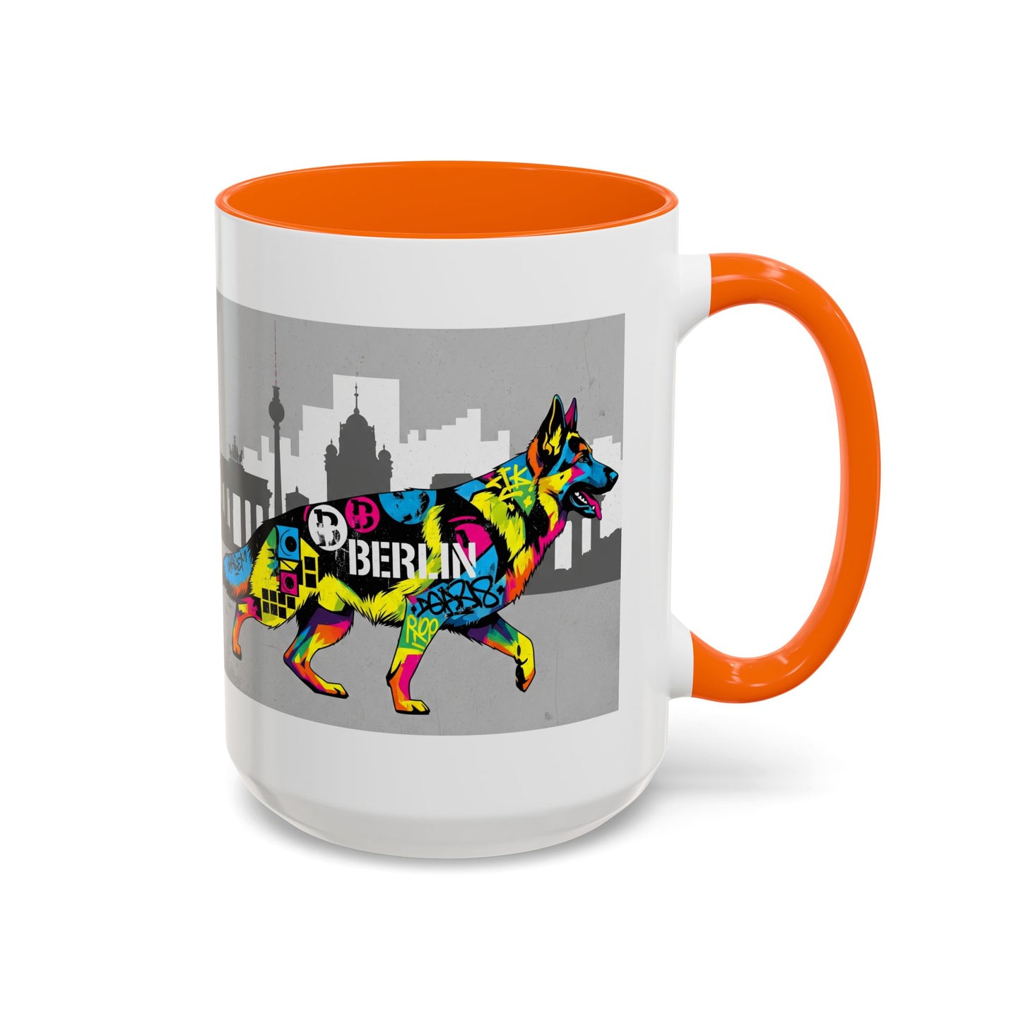 German Shepherd Accent Coffee Mug - Perfect Gift for Dog Lovers