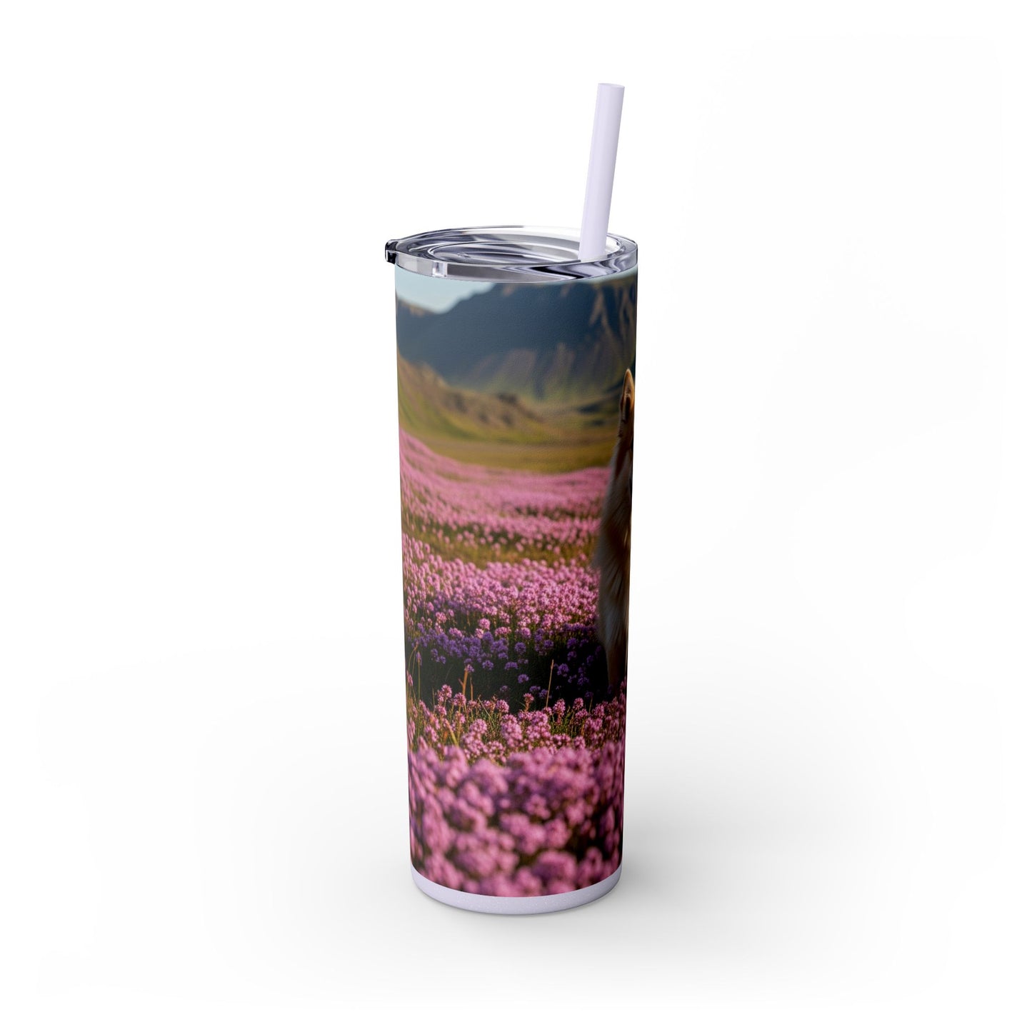 Icelandic Sheepdog Tumbler with Straw, 20oz