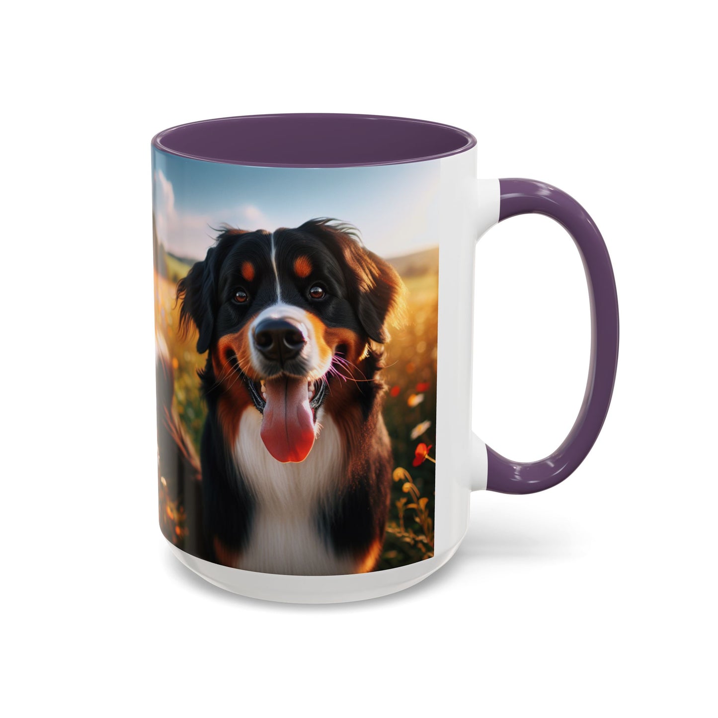 Bernese Mountain Dog Accent Coffee Mug - Perfect Gift for Dog Lovers