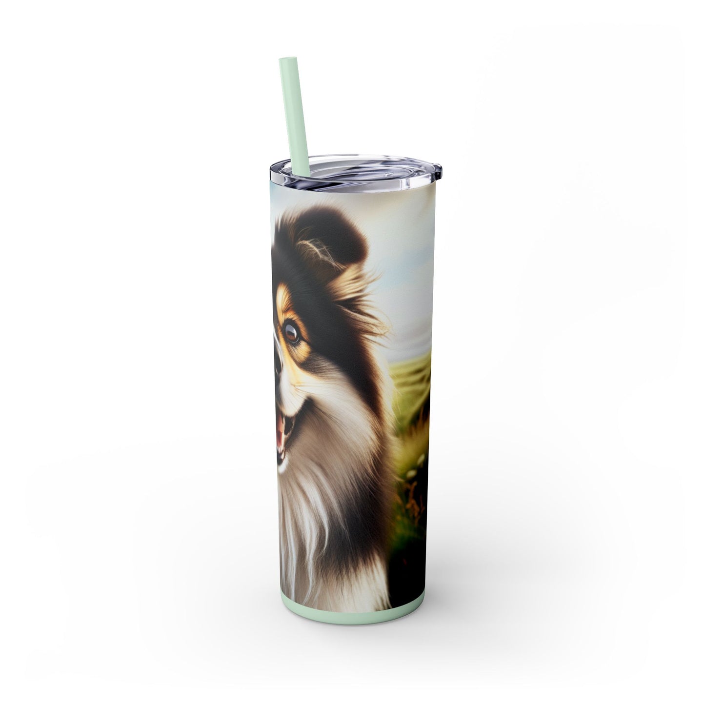 Icelandic Sheepdog Tumbler with Straw, 20oz