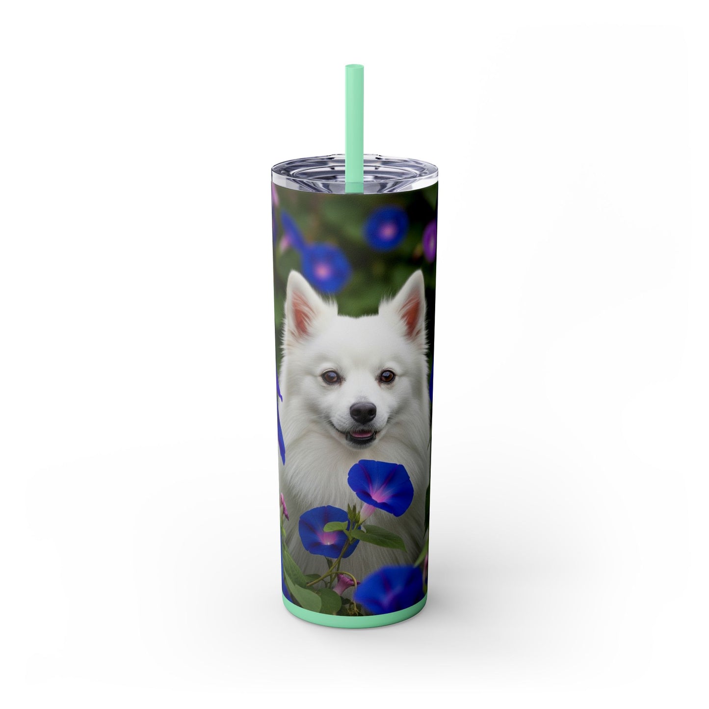 Japanese Spitz Tumbler with Straw, 20oz