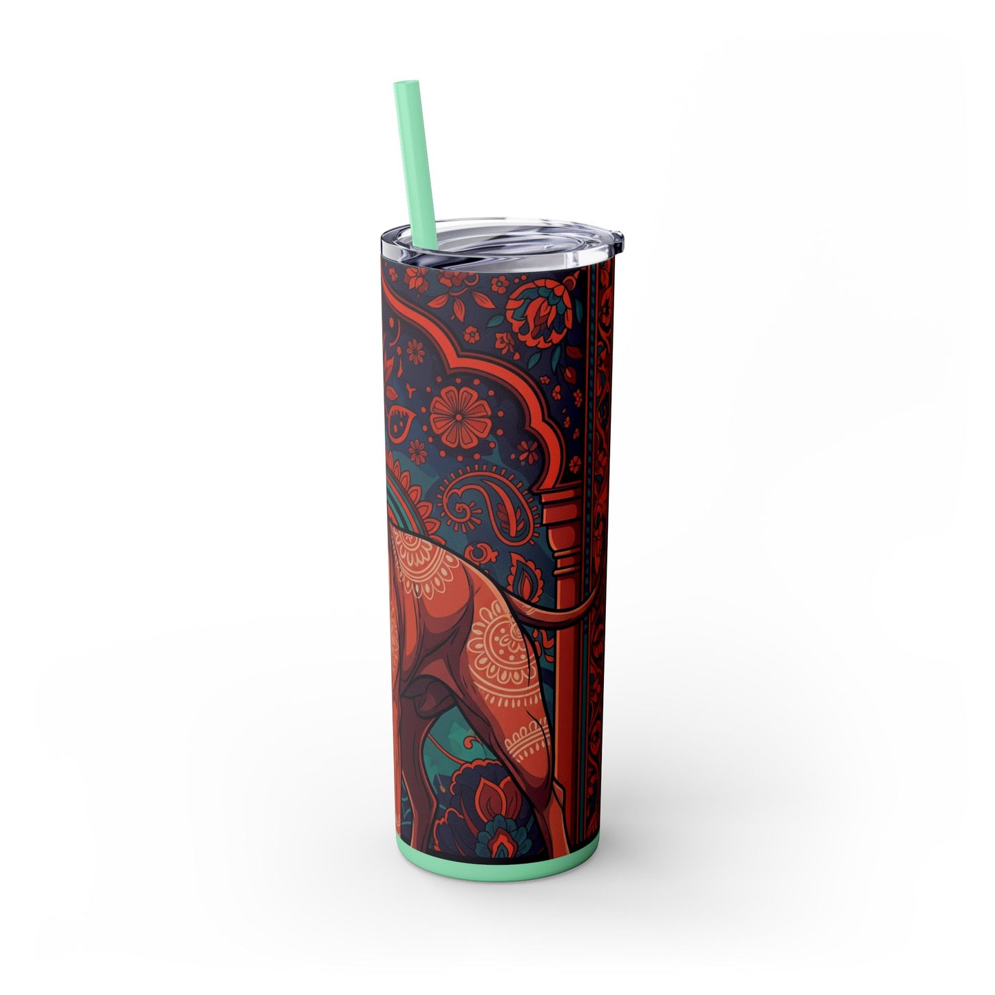 Bully Kutta Skinny Tumbler with Straw, 20oz