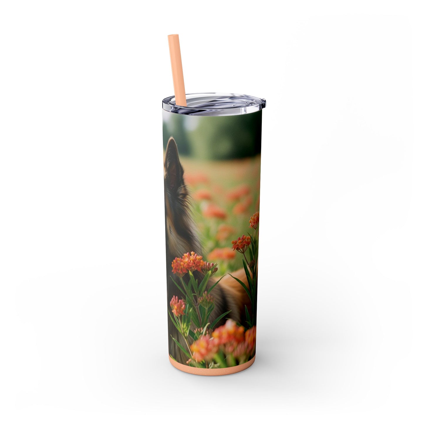 Belgian Tervuren Tumbler with Straw, 20oz
