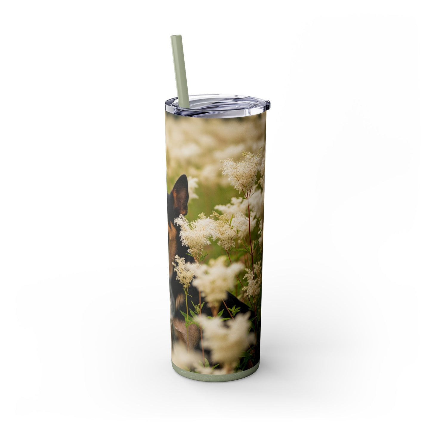 Lancashire Heeler Tumbler with Straw, 20oz
