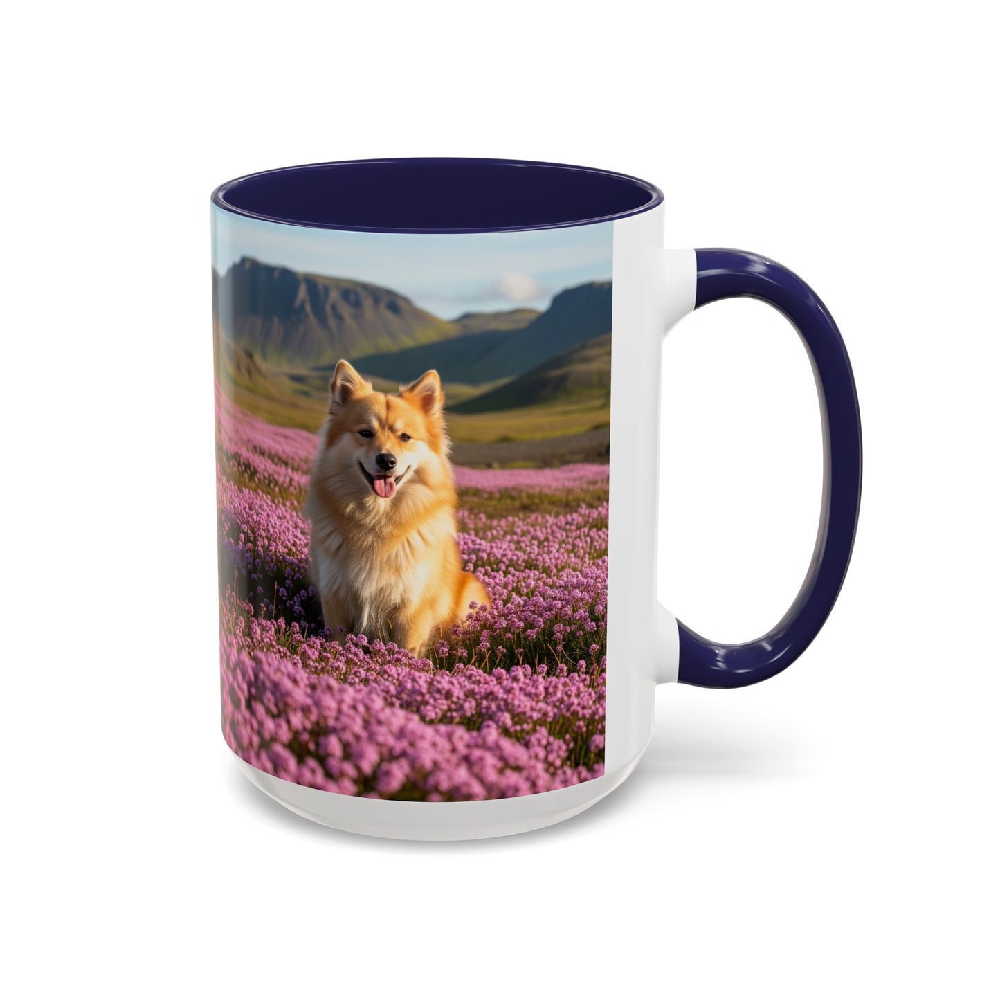 Icelandic Sheepdog Accent Coffee Mug - Perfect Gift for Dog Lovers