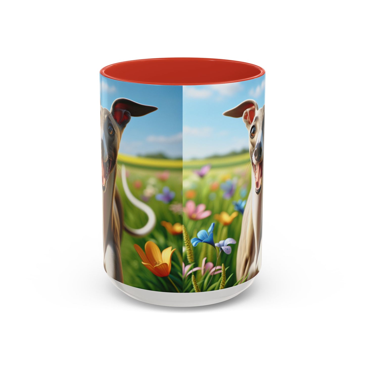 Whippet Accent Coffee Mug - Perfect Gift for Dog Lovers