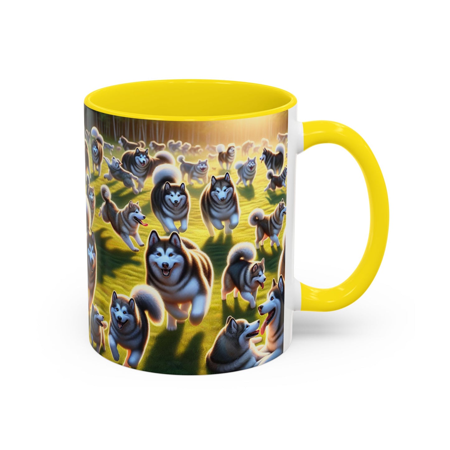Alaskan Malamute Accent Coffee Mug - Perfect Gift for Dog Lovers