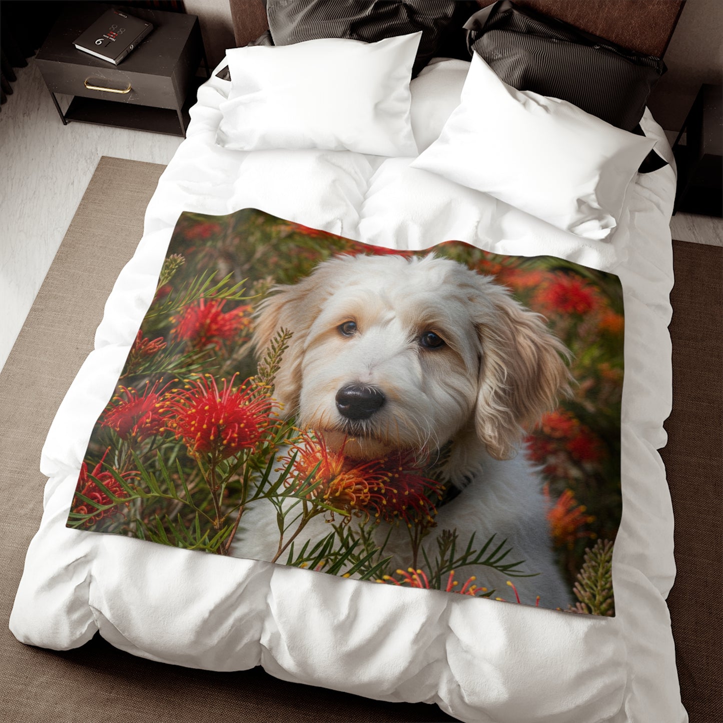 Couverture en sweat-shirt Labradoodle