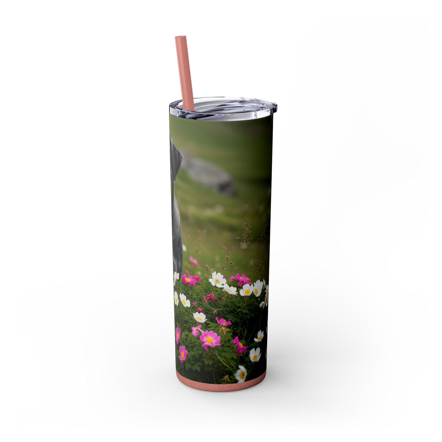 Giant Schnauzer Tumbler with Straw, 20oz