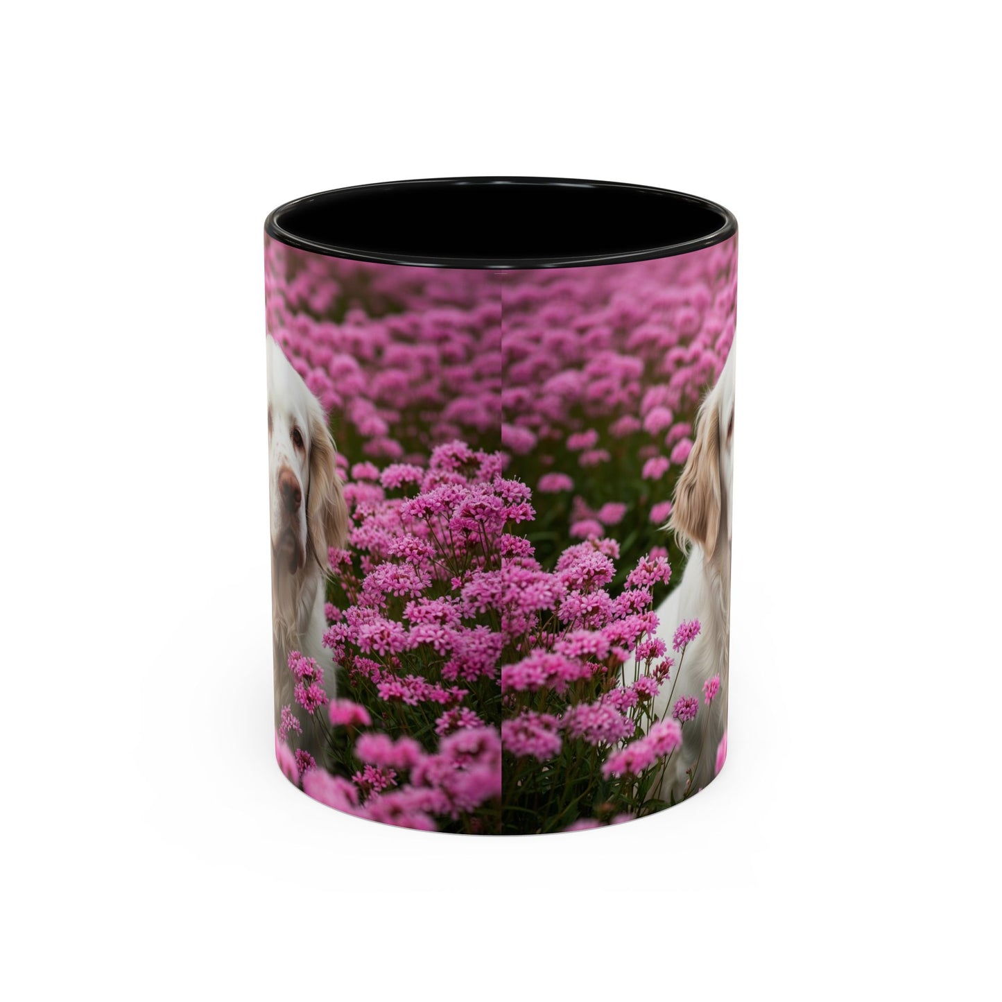 Clumber Spaniel Accent Coffee Mug - Perfect Gift for Dog Lovers