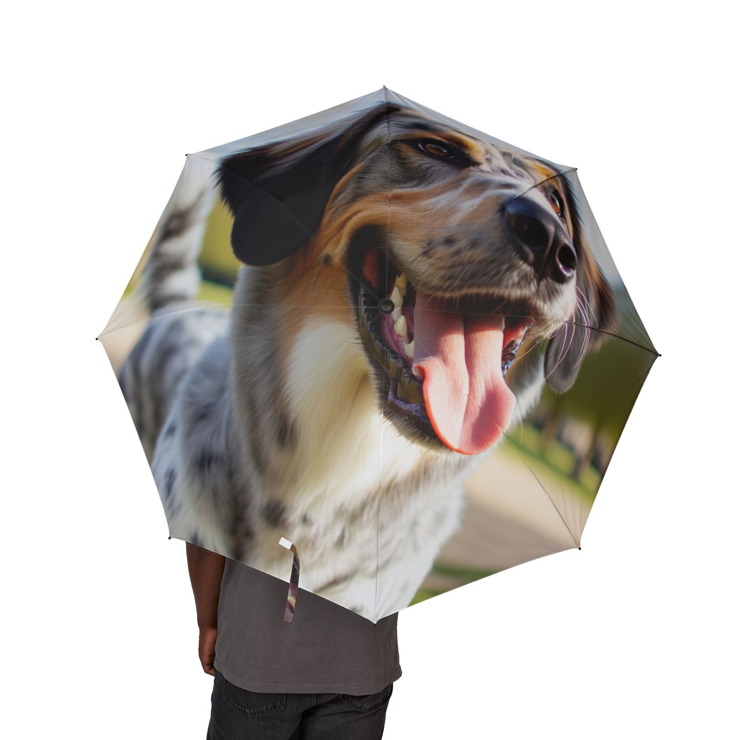 Braque Francais Pyrenean Semi-Automatic Foldable Umbrella