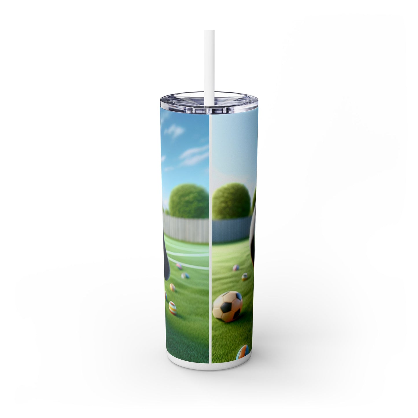 Basset Hound Tumbler with Straw, 20oz