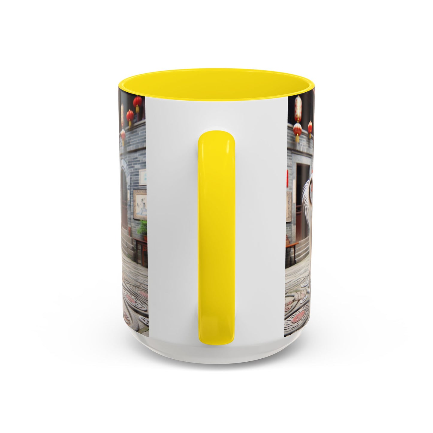 Chinese Saluki Accent Mug – Ceramic Coffee Cup