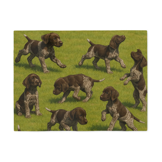 German Shorthaired Pointer puppies Sweatshirt Blanket