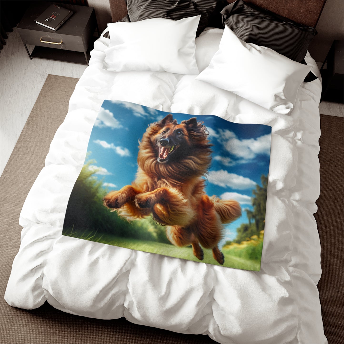 Belgian Shepherd Dog Laekenois Sweatshirt Blanket