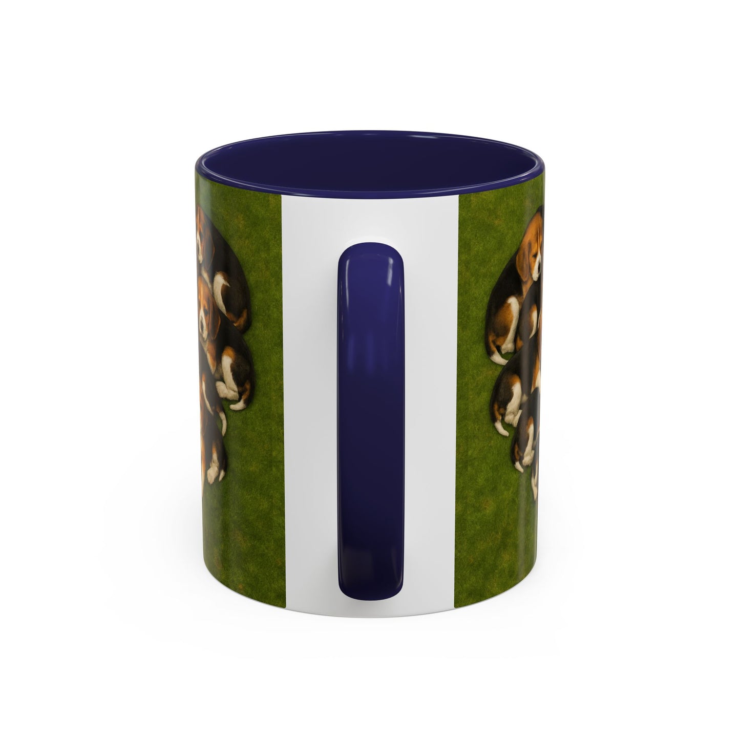 Beagle puppies Accent Coffee Mug - Perfect Gift for Dog Lovers