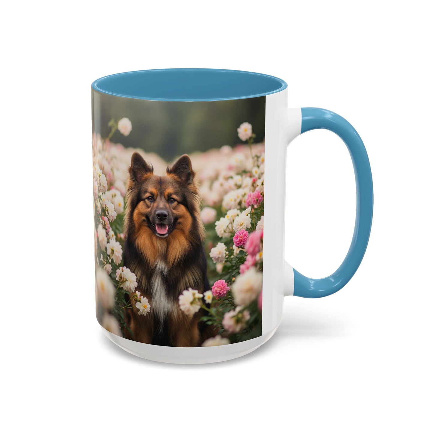 Bohemian Shepherd Accent Coffee Mug - Perfect Gift for Dog Lovers