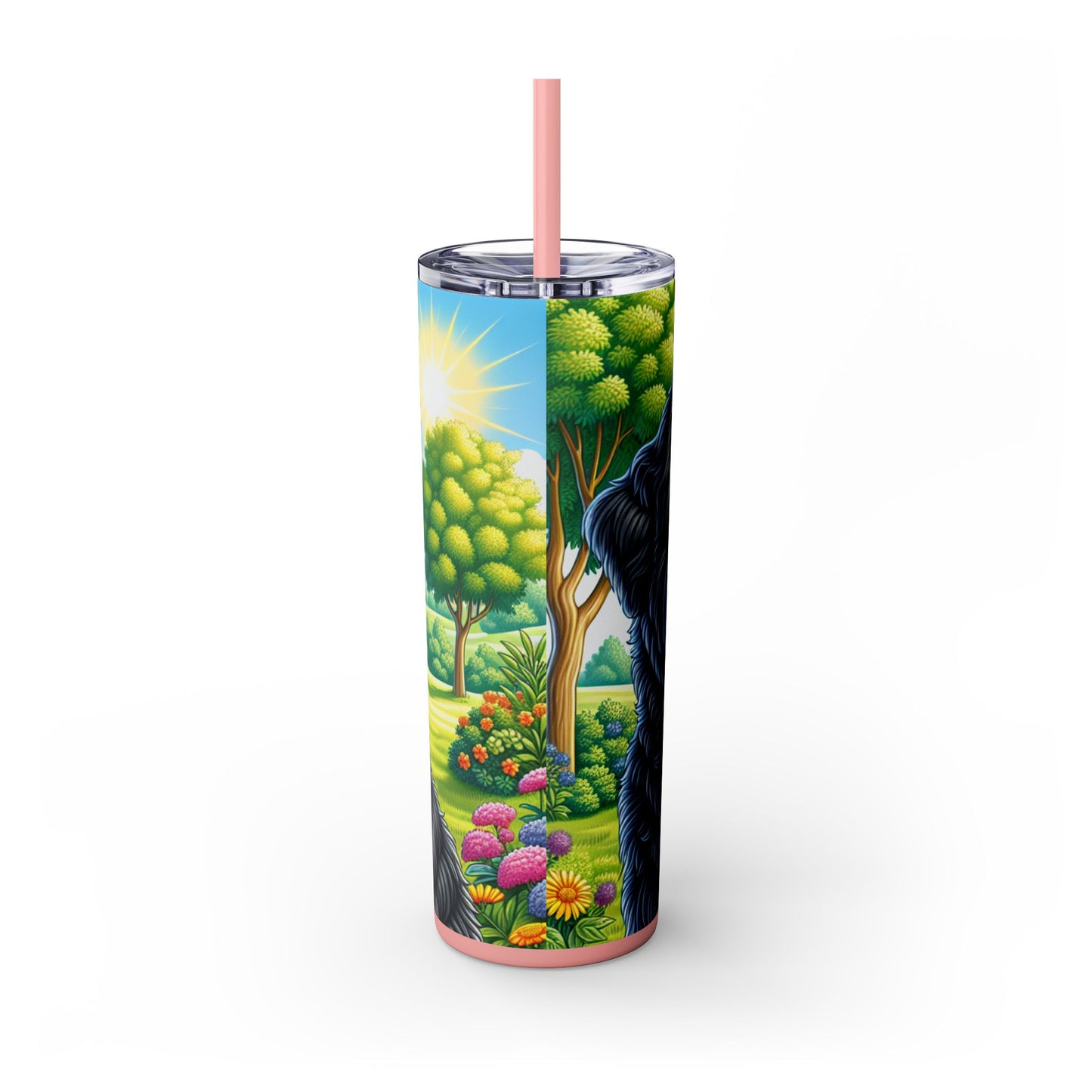Bouvier des Flandres Tumbler with Straw, 20oz