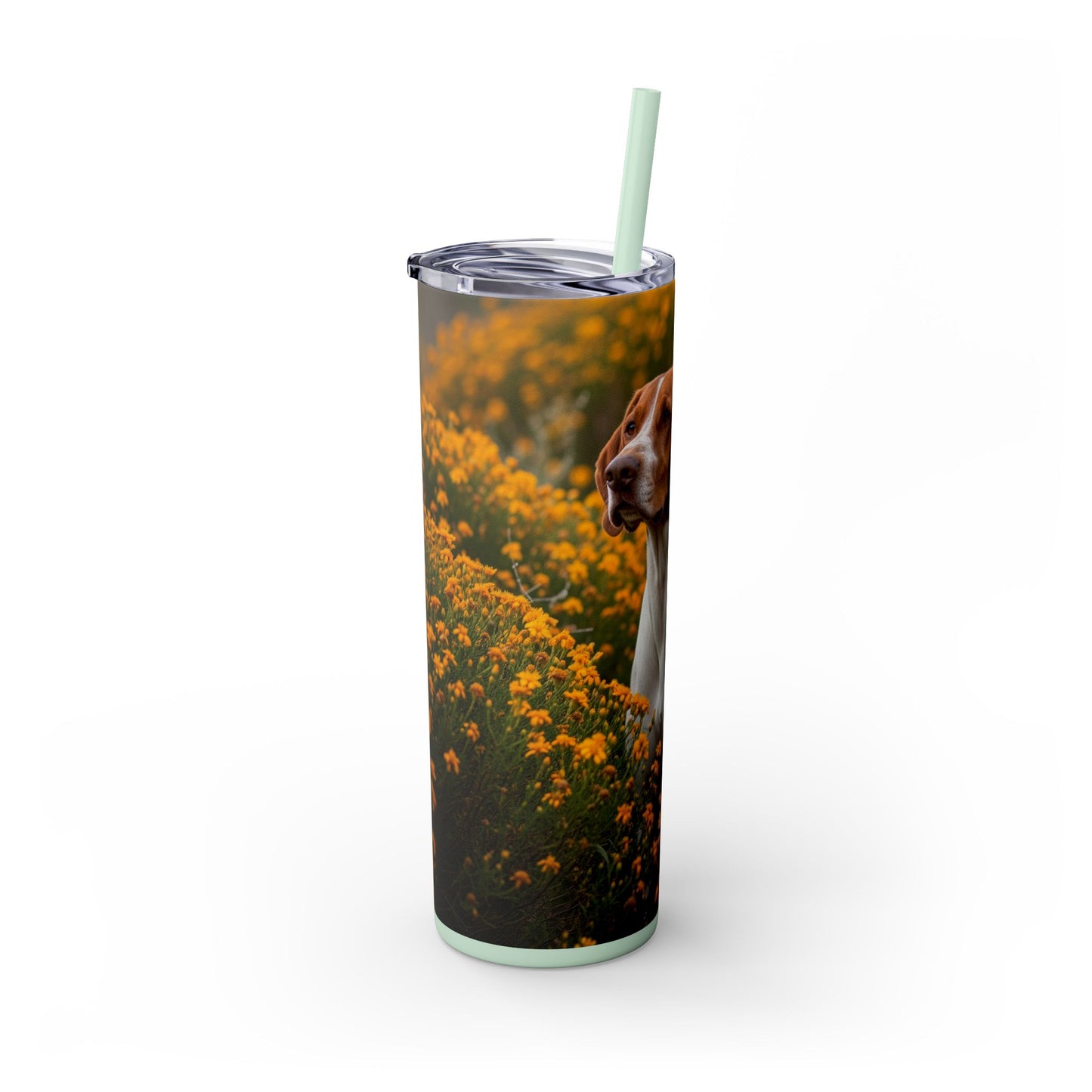 Portuguese Pointer Tumbler with Straw, 20oz