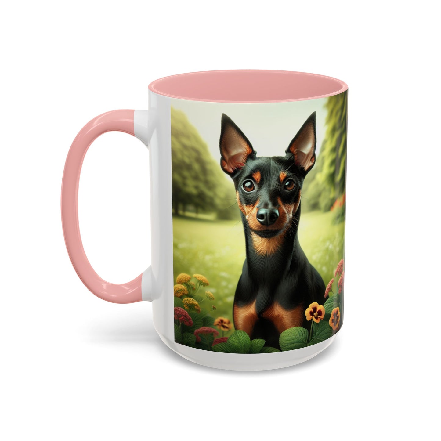 Manchester Terrier Accent Coffee Mug - Perfect Gift for Dog Lovers
